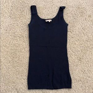 MK Collection Ribbed Navy Tank!